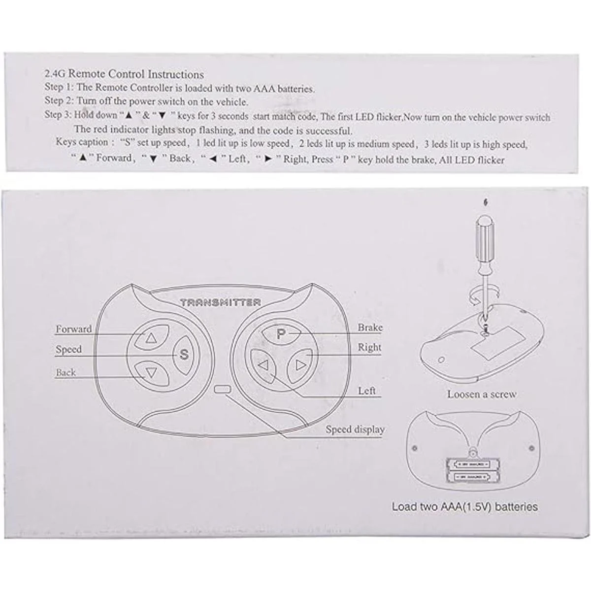 Jiaruixin JR1810RX 7 Pin Niños Coche Eléctrico 2.4G_5