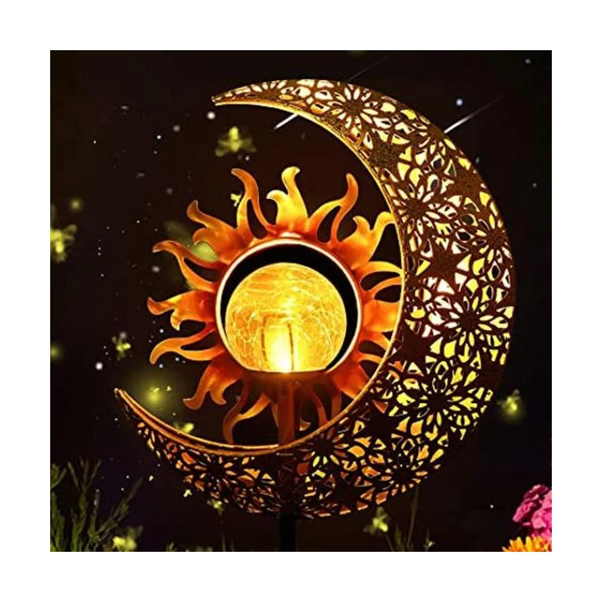 LICKLIP Luces solares de jardín decorativas para_1