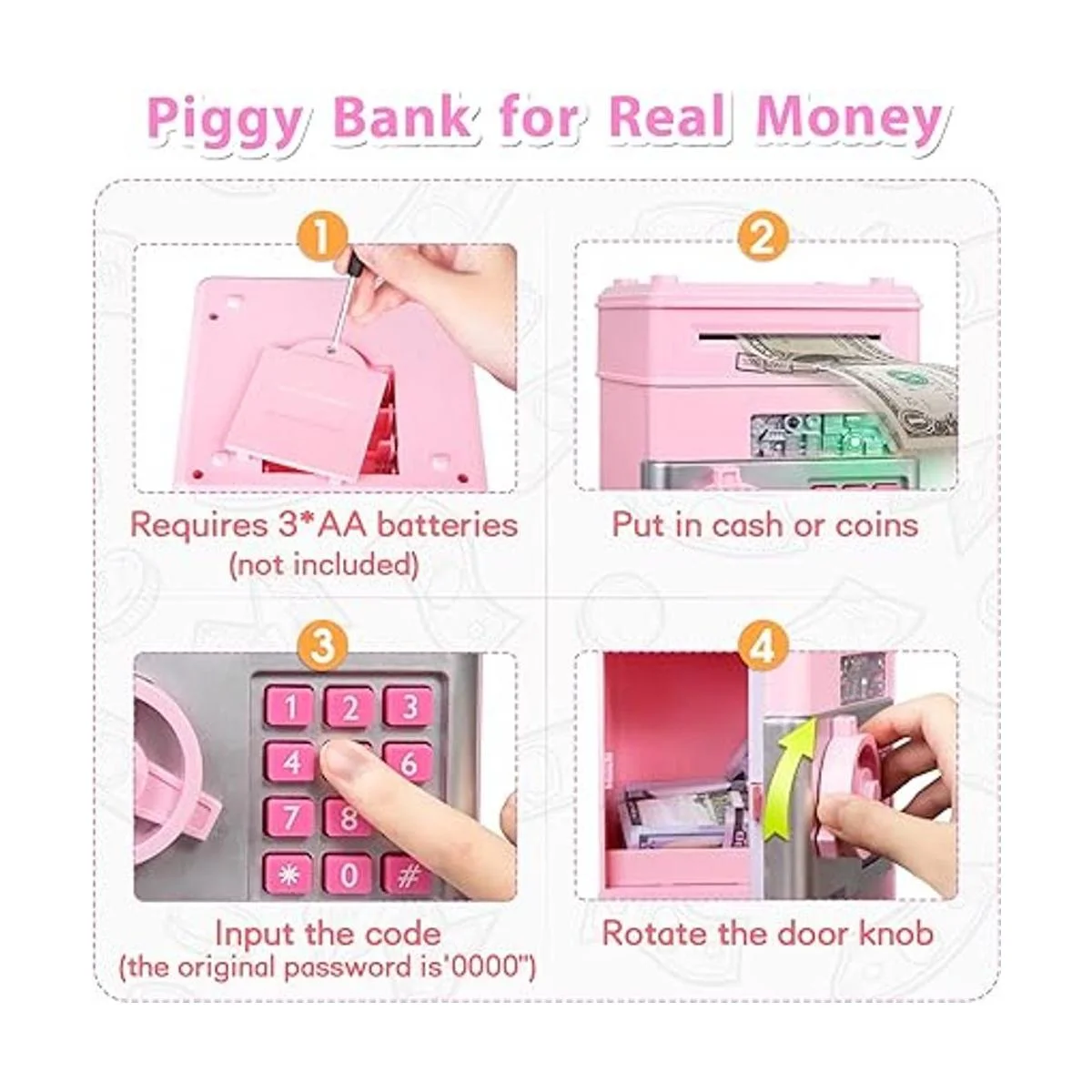 MAGIBX Alcancía de juguete para niñas de 612 años caja_6