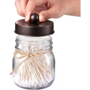 Juego de accesorios de baño Mason Jar 4 piezas_3