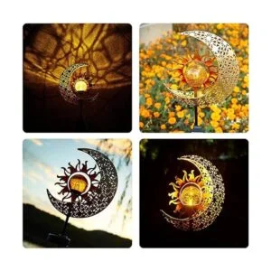 LICKLIP Luces solares de jardín decorativas para_2