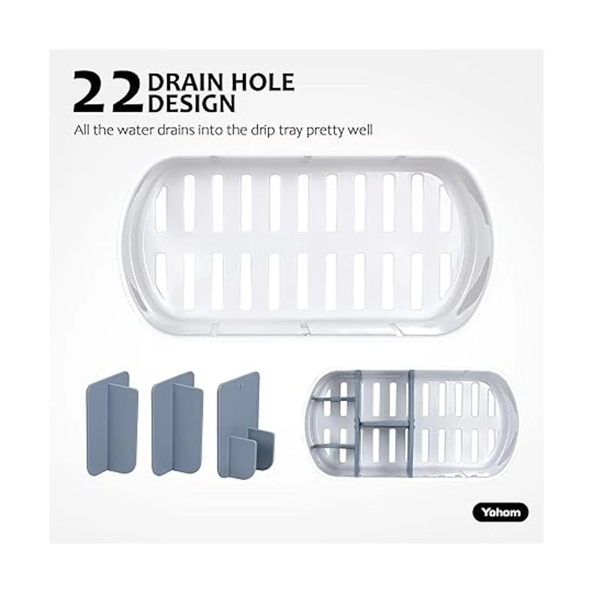 YOHOM Soporte de cepillo de cocina para fregadero de_6