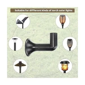 EsLuker.ly Juego de 20 luces solares de plástico ABS de_2