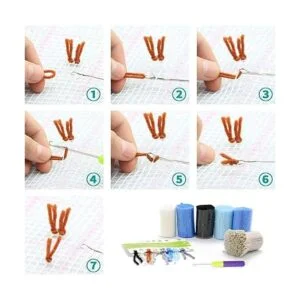 Kits de gancho de pestillo para adultos kits de alfombras_2