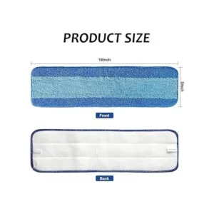 Paquete de 6 almohadillas de microfibra para mopa Bona_2