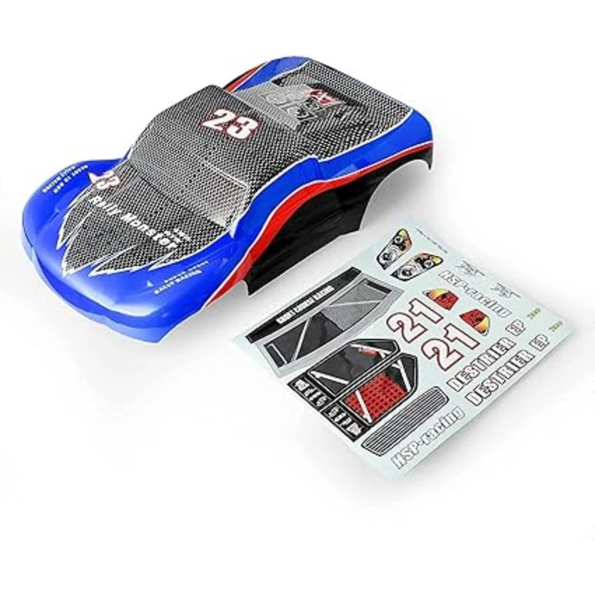 HSP RC Corto Curso Camión Cuerpo Shell 110 para Redcat_4