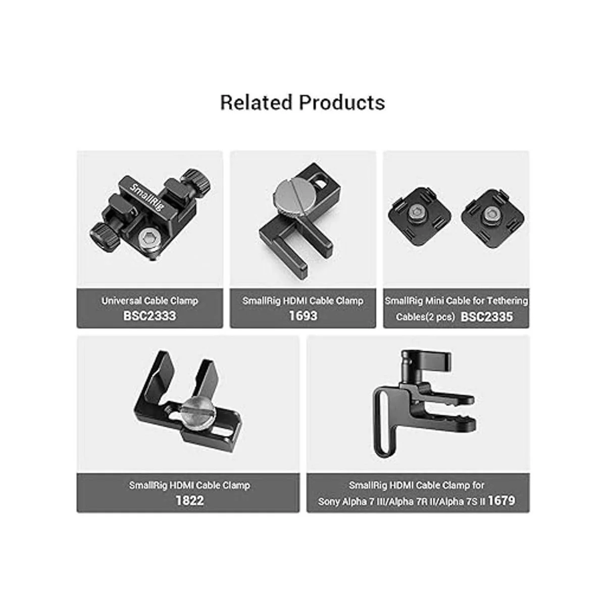 SmallRig Abrazadera universal para cable de resorte 2_6