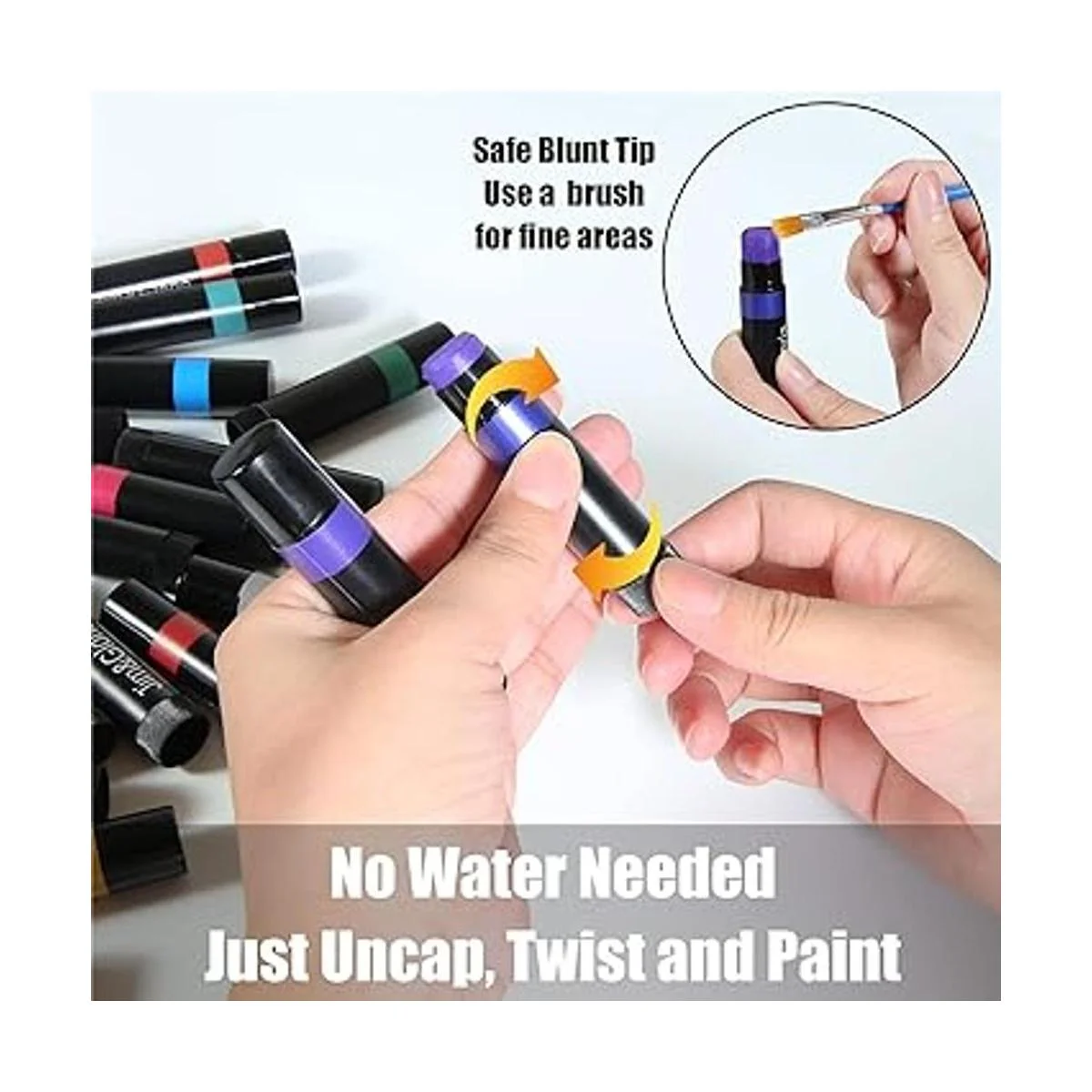 JimGloria Pintura facial de 32 colores con neón metálico_4