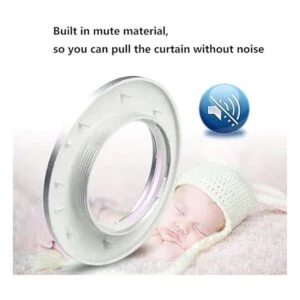 Ailejia Juego de 50 ojales para cortina de 1.8 in de_7