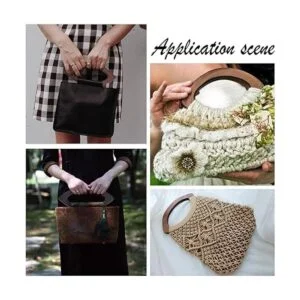 PH PandaHall 6 asas de bolso mango de madera de 3 colores_2