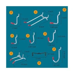 Juego de 248 piezas de accesorios para tablero de pinza_3