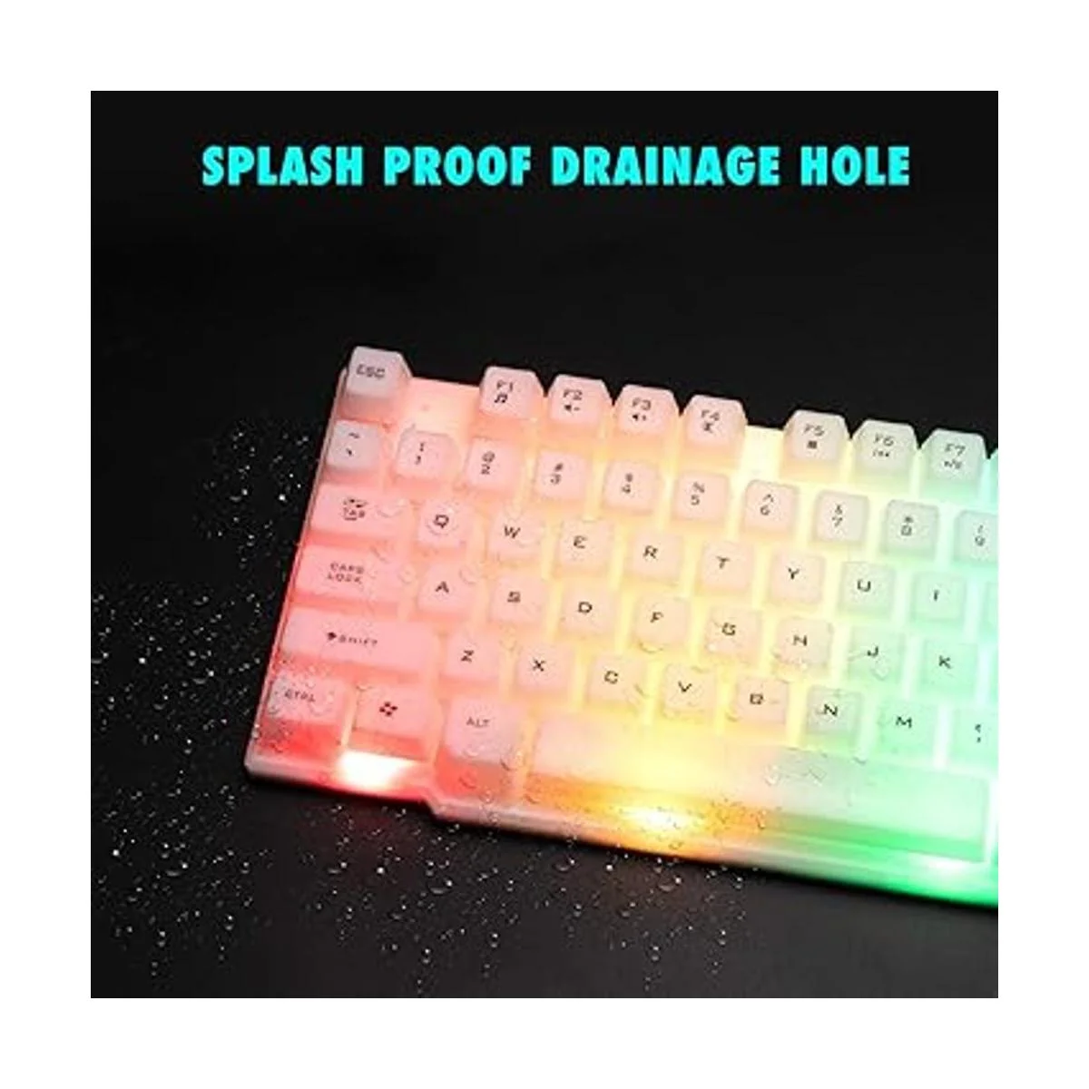 Combo de teclado y mouse RGB para juegos teclado con_6