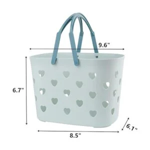 Peohud Paquete de 4 cestas de ducha portátiles cestas de_2