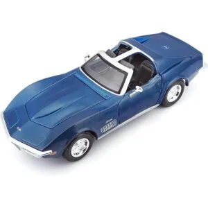 Maisto Chevrolet Corvette 124 Edición Especial 1970 Azul_1