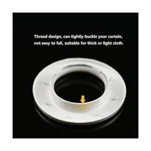 Ailejia Juego de 50 ojales para cortina de 1.8 in de_5