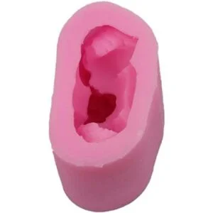Molde de silicona 3D Angel Candle Mold DIY Cake Decoración_4
