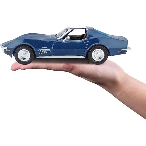 Maisto Chevrolet Corvette 124 Edición Especial 1970 Azul_3