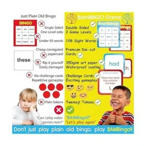 Juego de bingo Sight Word Nivel 1 y Nivel 2 Aprende a_5