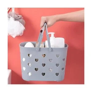 Peohud Paquete de 4 cestas de ducha portátiles cestas de_7