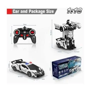 Transform Rc Cars para niños de 4 a 7 8 a 12 Bluejay 2.4_4