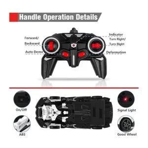 Transform Rc Cars para niños de 4 a 7 8 a 12 Bluejay 2.4_5