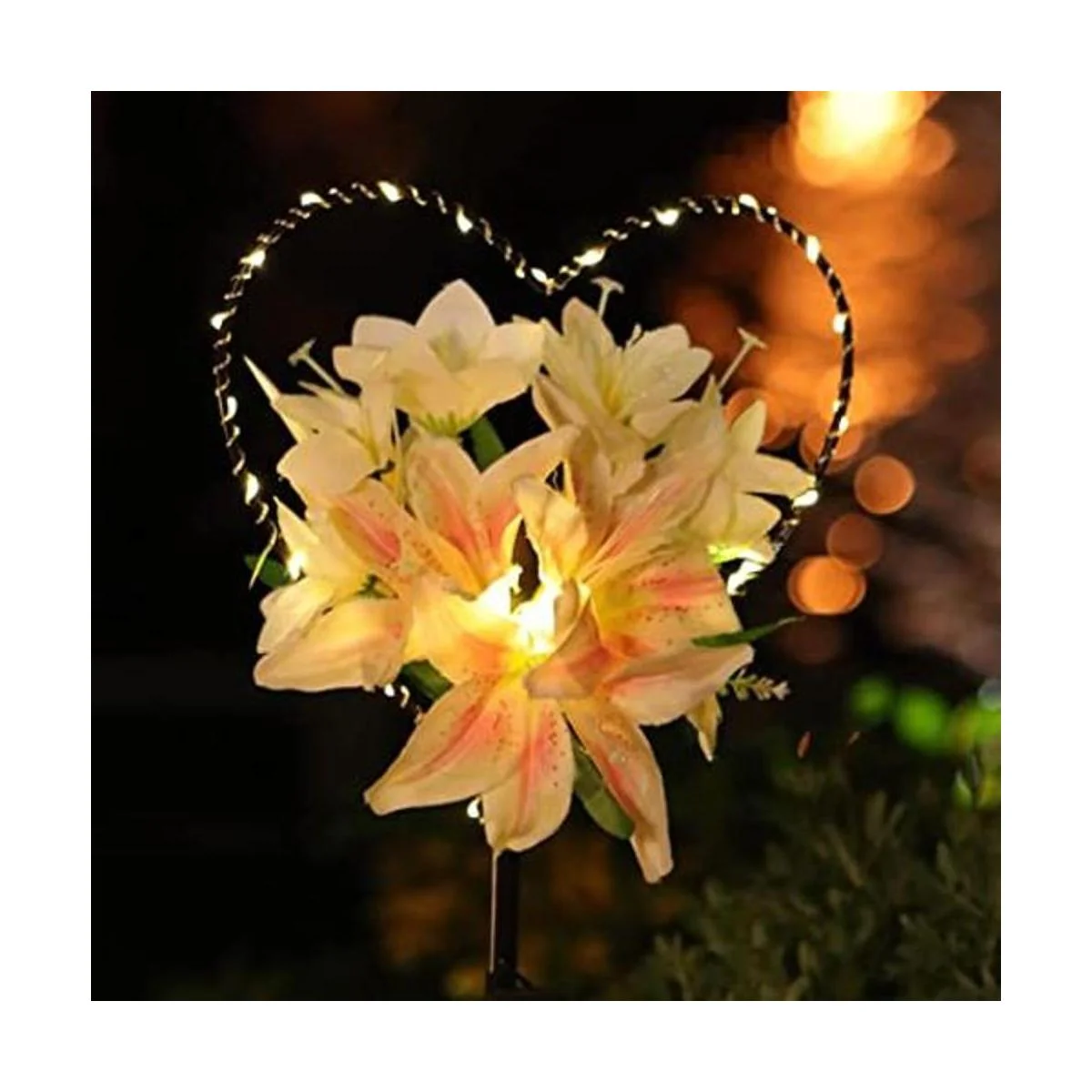 Starryfill Luces solares de jardín al aire libre en forma_1