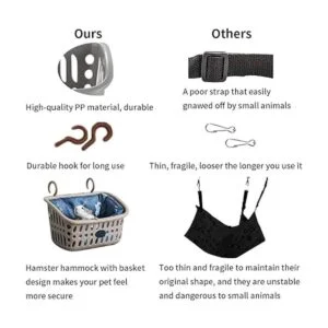 JWShang Cama para ratas hamaca para ratas cama cálida_6