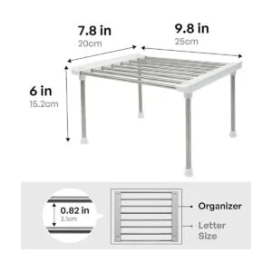 Carrotez Juego de 2 organizadores apilables de despensa_6