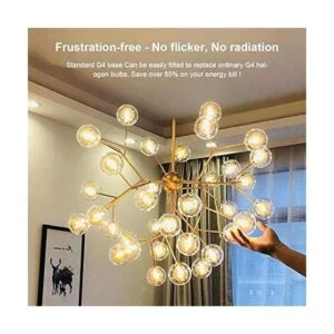 Letaclanic Bombillas LED G4 de 3000 K de iluminación_5