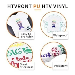 Htvront Paquete de láminas de vinilo de transferencia de_4