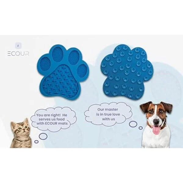 ECOUR Tapete para lamer para perros y gatos paquete de 3_5