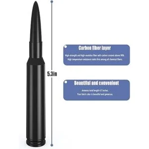 Tecreddy Reemplazo de antena de motocicleta para Harley_2