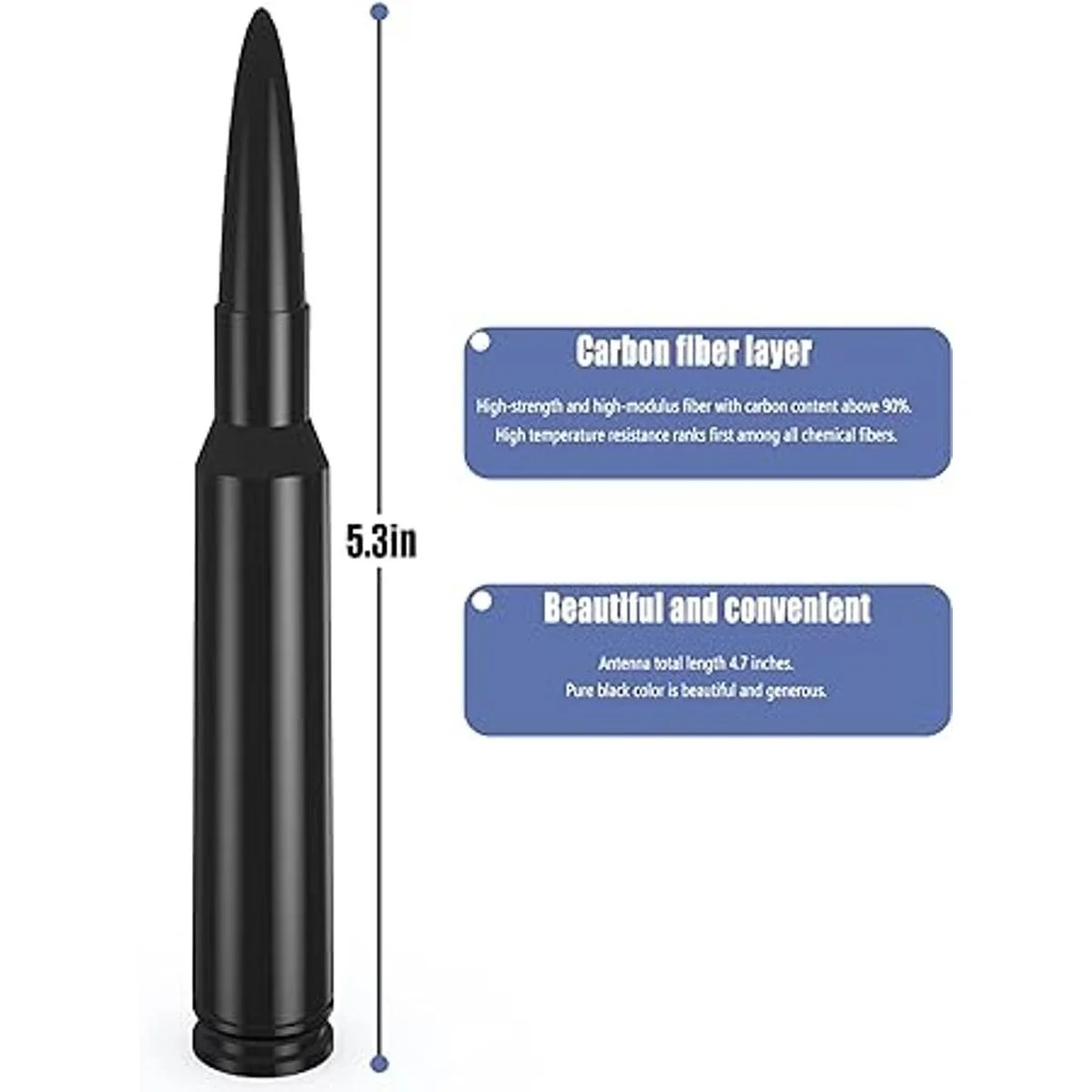 Tecreddy Reemplazo de antena de motocicleta para Harley_2