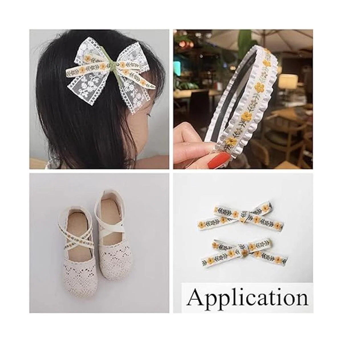 IDONGCAI Bordado de encaje de 18 yardas cinta jacquard de_4