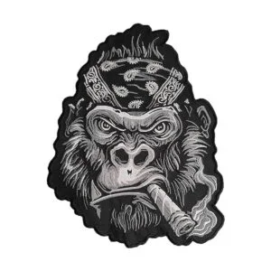 Gorilla Smoking Cigar con bandana para la cabeza 10.0 x_1