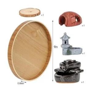 Juego de 15 Zen Arena Jardín para Escritorio DIY Zen_2