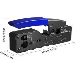 VCELINK Herramienta de crimpado Ethernet RJ45 para_6