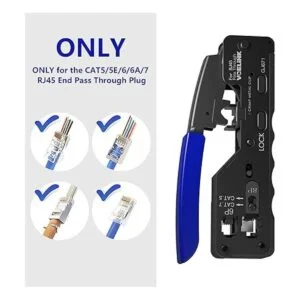 VCELINK Herramienta de crimpado Ethernet RJ45 para_2