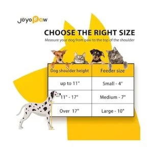 Cuencos elevados para perros cuenco elevado de bambú para_6