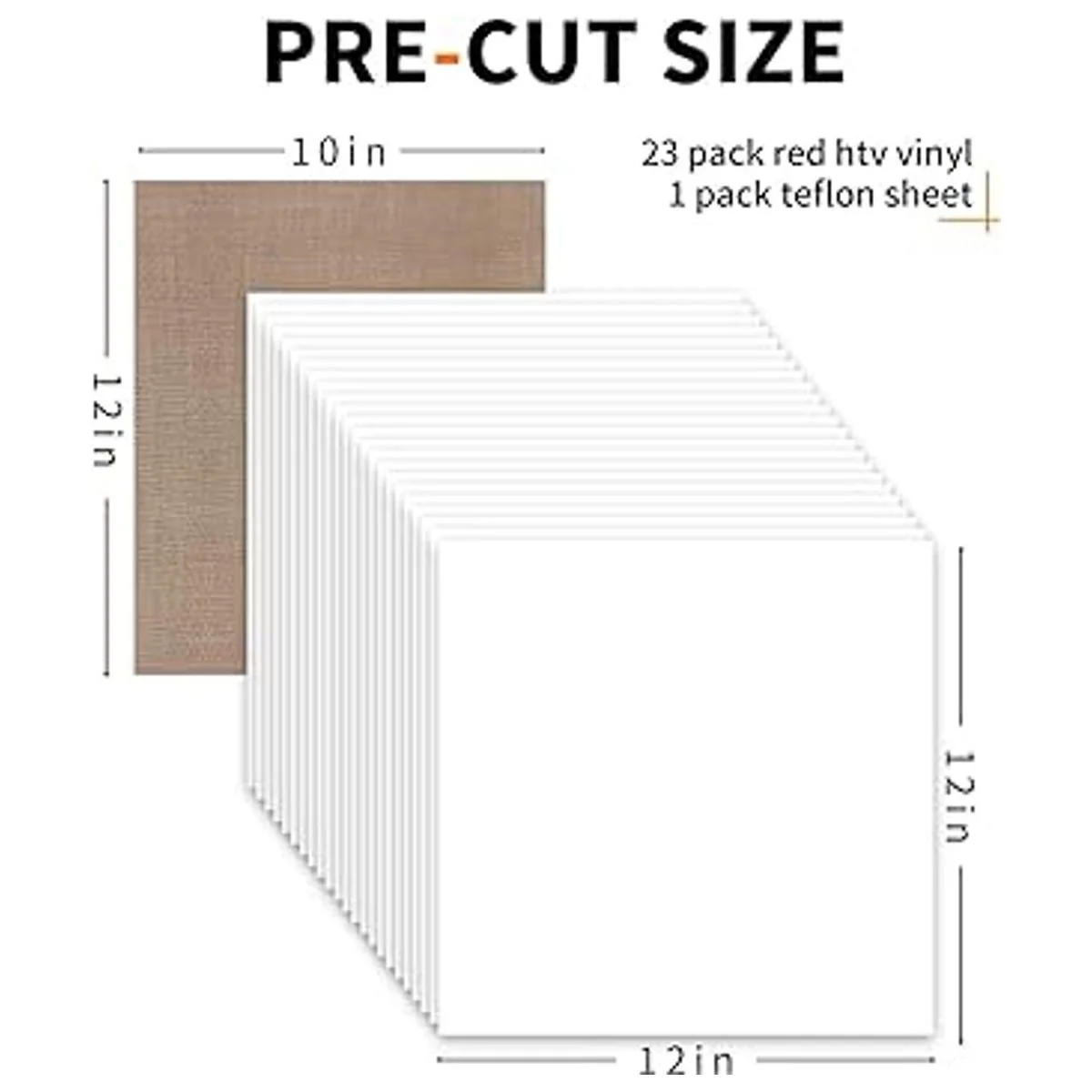Htvront Paquete de láminas de vinilo de transferencia de_2