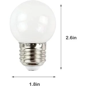 MaoTopCom 4Pack de 5 W LED Globo Bombilla G14 Regulable_2