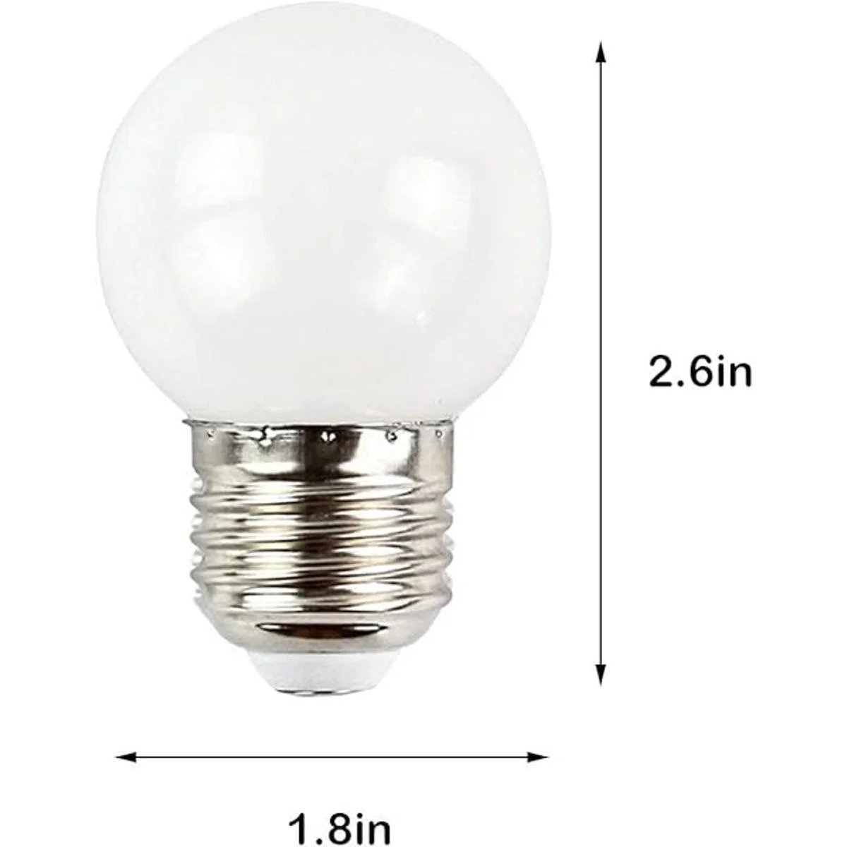 MaoTopCom 4Pack de 5 W LED Globo Bombilla G14 Regulable_2