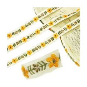 IDONGCAI Bordado de encaje de 18 yardas cinta jacquard de_2