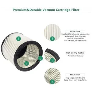 Filtro de repuesto para cartucho HEPA 90304 90350 Shop_3