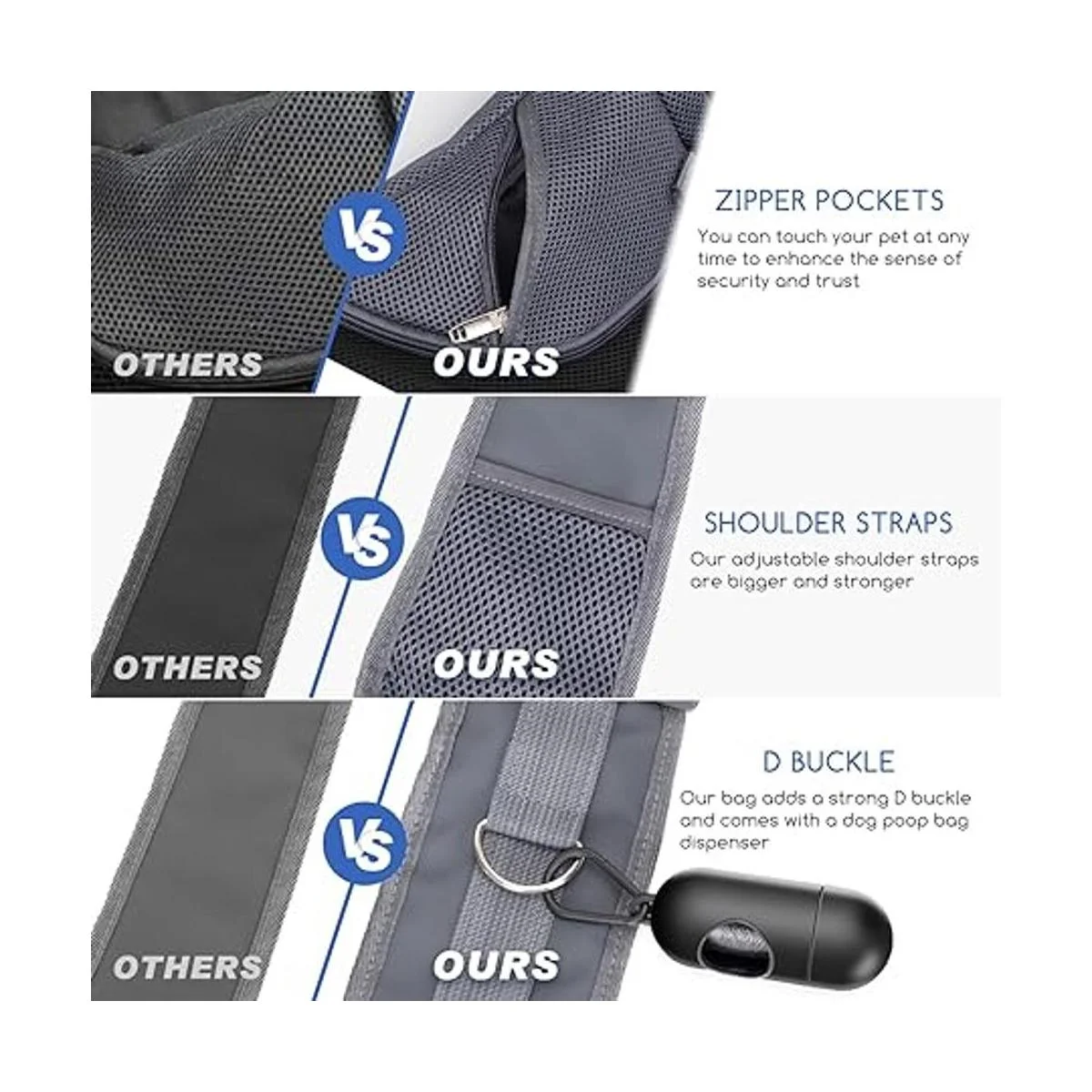 Nobleza Eslinga para perro malla transpirable ajustable_5