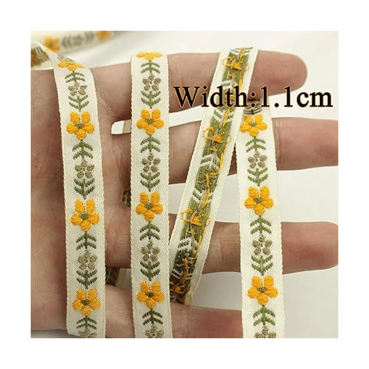 IDONGCAI Bordado de encaje de 18 yardas cinta jacquard de_3