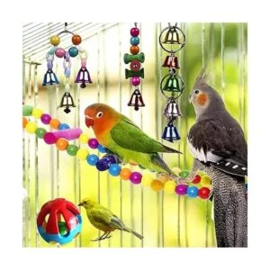 Hamiledyi Bird Parrot Juego de 15 juguetes de masticación_2