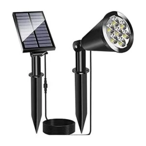 MEIHONG Luz solar para exteriores impermeable luces LED_1