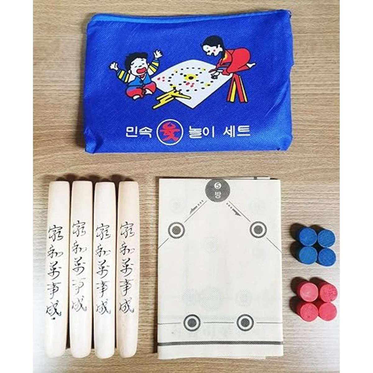ENTERBIZ YUT Nori YUT Juego Coreano Juego de Mesa Yoot_3