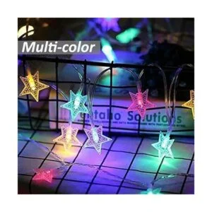 Solhice Guirnalda de luces de estrella que cambian de_4